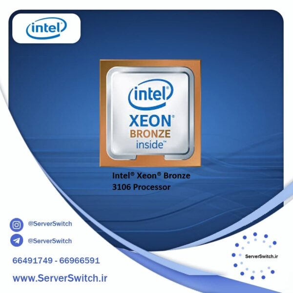 Bronze CPU Intel Xeon 3106