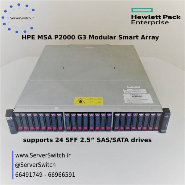 استوریج کارکرده اچ پی HP SAN Storage MSA P2000