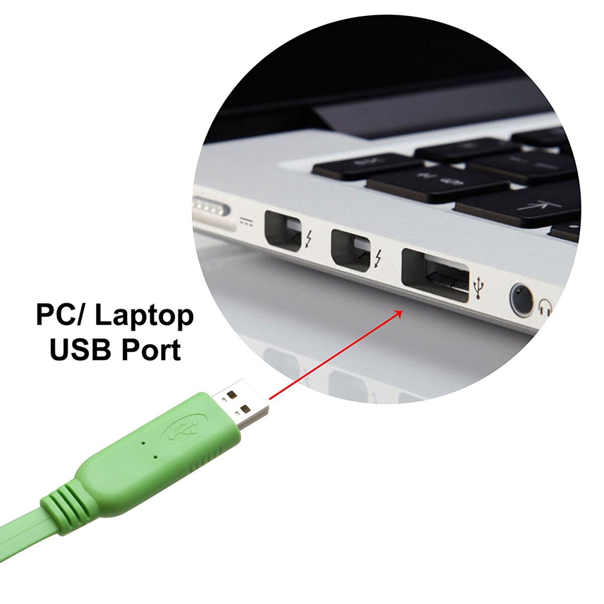 کابل کنسول سيسکو (Rollover)(USB to LAN)