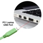 کابل کنسول سيسکو (Rollover)(USB to LAN)